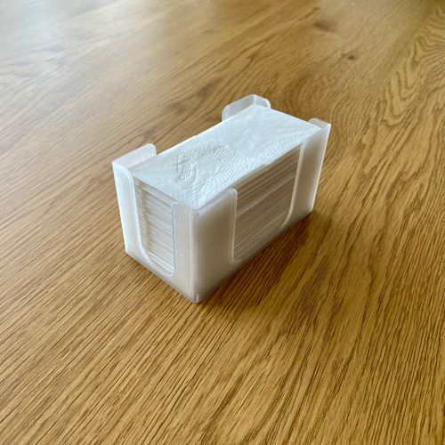 	 Taschentuchhalter BLOCK | Stylische Hatschibox für Nachttisch und Wohnzimmer